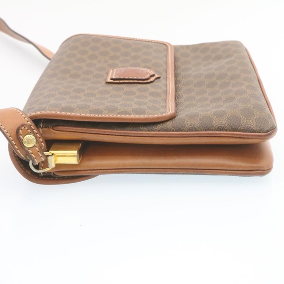 CELINE Macadam Canvas Shoulder Bag Brown Auth ar5789 - Picture 4 of 16